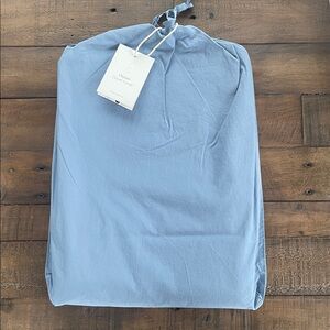 Brooklinen Organic Queen Duvet Cover Blue Marina